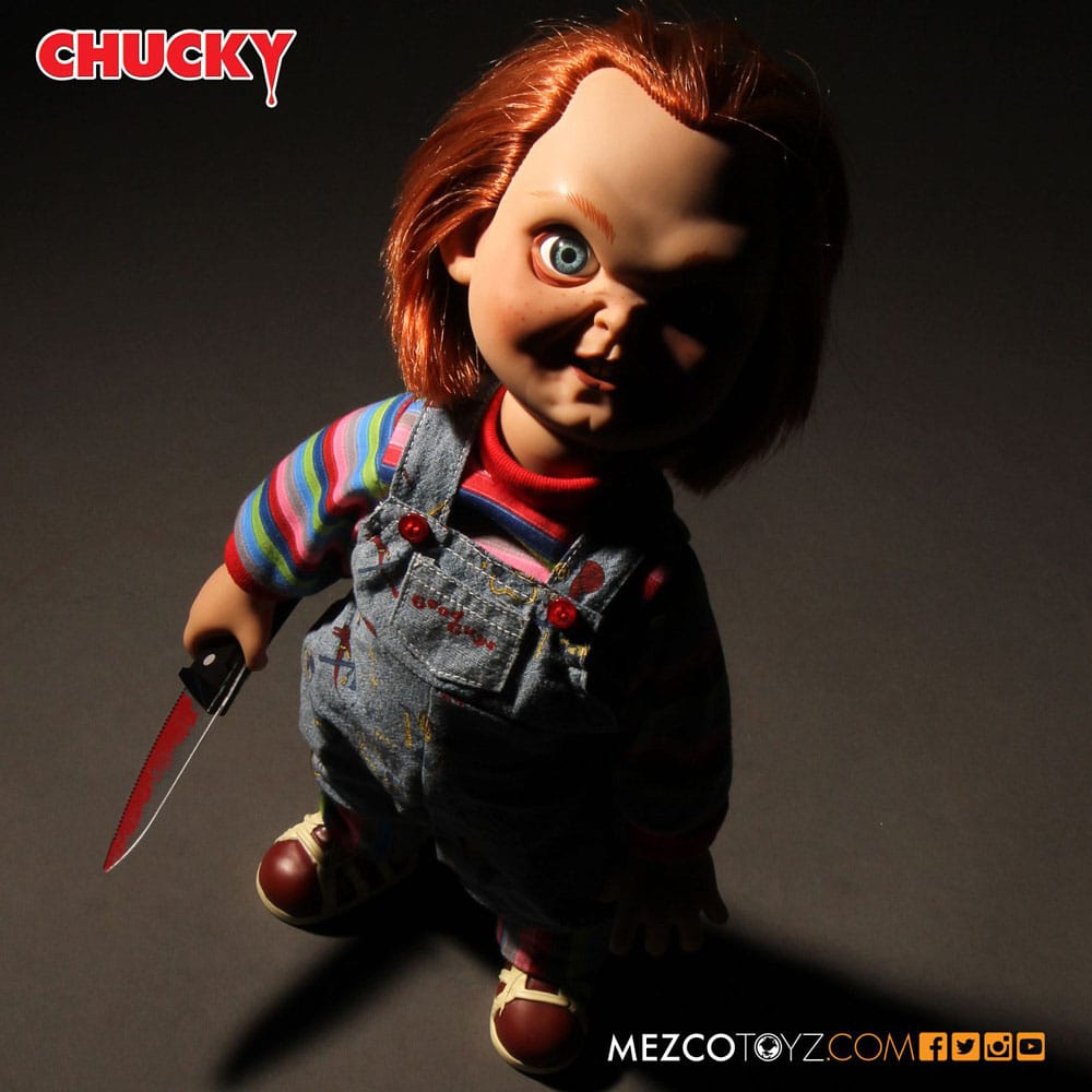 Chucky Die Mörderpuppe Puppe mit Sound Sneering Chucky 38 cm