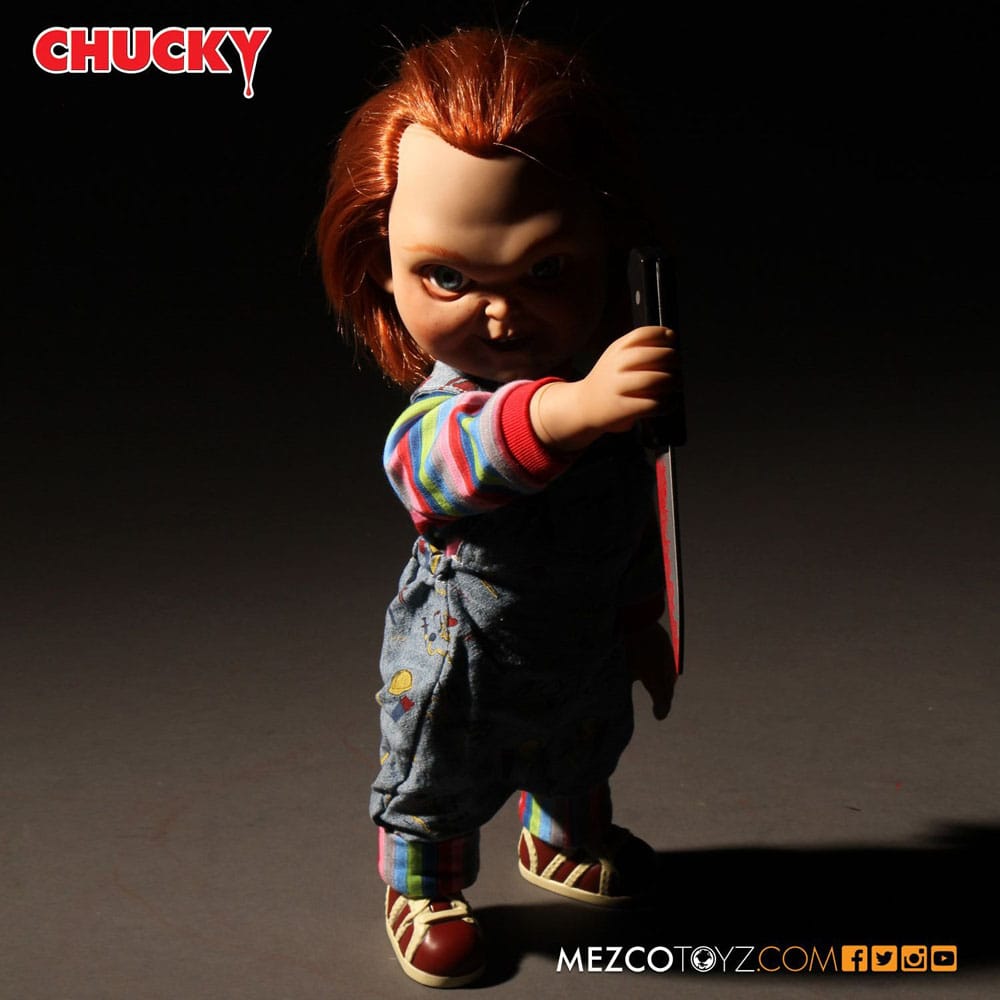 Chucky Die Mörderpuppe Puppe mit Sound Sneering Chucky 38 cm