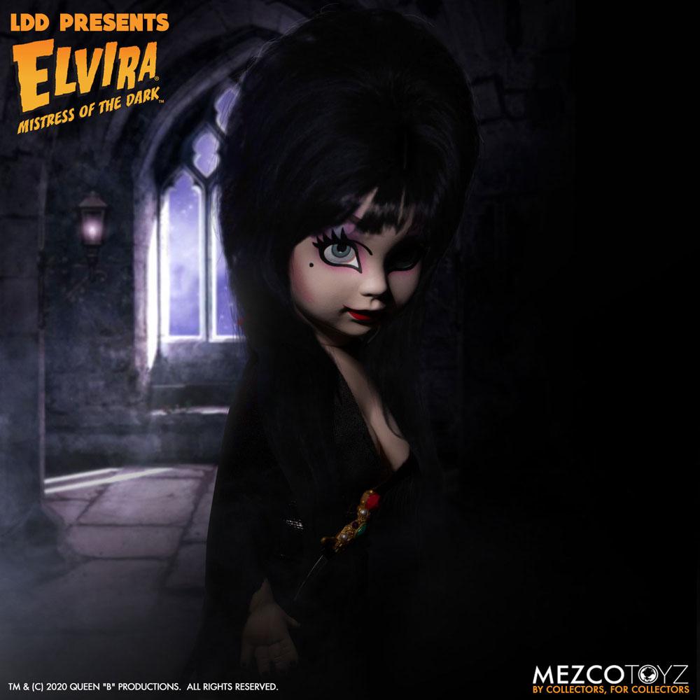 Elvira Herrscherin der Dunkelheit Living Dead Dolls Puppe Elvira 25 cm