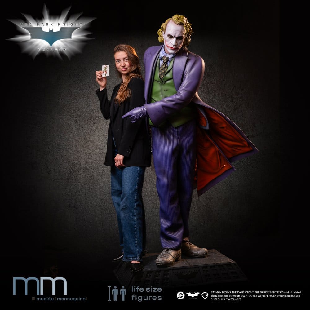 Batman The Dark Knight Lebensgroße Statue Joker 200 cm