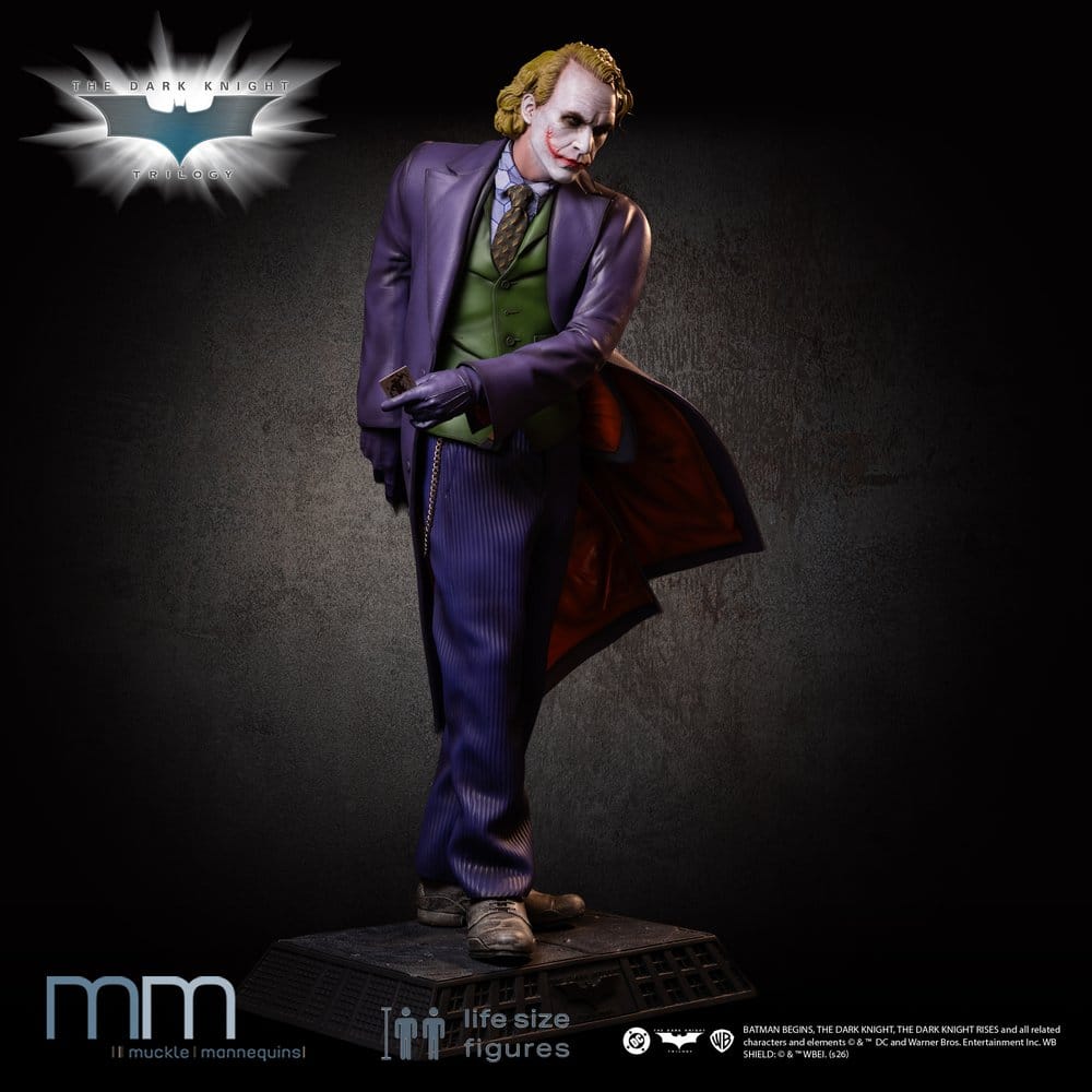 Batman The Dark Knight Lebensgroße Statue Joker 200 cm