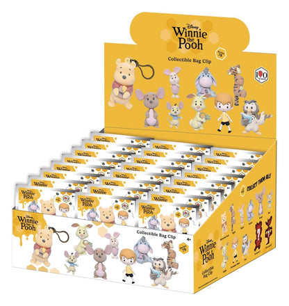 Winnie the Pooh 100th Anniversary 3D PVC-Taschenanhänger Serie 78 Blind Bag Display (24) (Flocked)