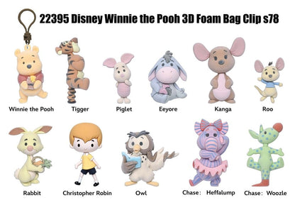 Winnie the Pooh 100th Anniversary 3D PVC-Taschenanhänger Serie 78 Blind Bag Display (24) (Flocked)