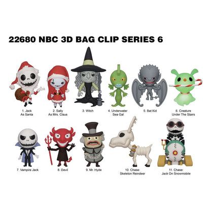 Nightmare before Christmas 3D PVC-Taschenanhänger Series 6 Display (24)