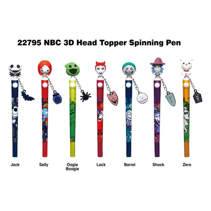 Nightmare before Christmas Stift 3D Head Topper Spinning Pen
