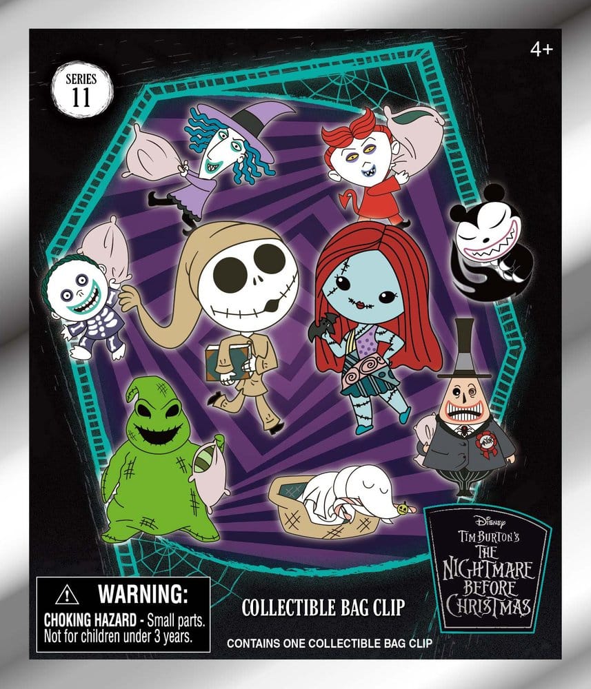 The Nightmare Before Christmas 3D PVC-Taschenanhänger Serie 11 Blind Bag Display (24)