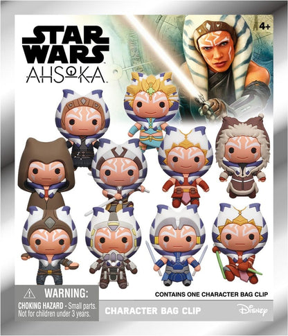 Star Wars Ahsoka 3D PVC-Taschenanhänger Serie 1 Blind Bag Display (24)