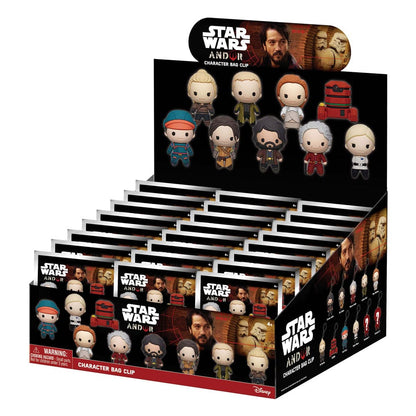 Star Wars 3D PVC-Taschenanhänger Andor Display  (24)