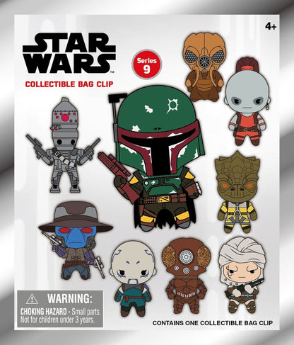Star Wars Most Wanted Bounty Hunters 3D PVC-Taschenanhänger Serie 1 Display (24)