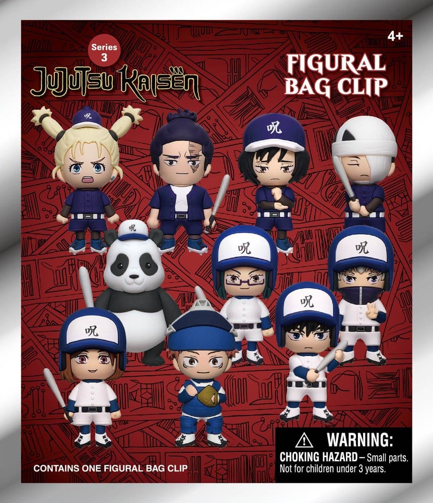 Jujutsu Kaisen 3D PVC-Taschenanhänger Serie 3 Blind Bag Display (24)