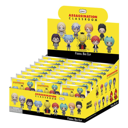 Assassination Classroom 3D PVC-Taschenanhänger Serie 1 Display (24)