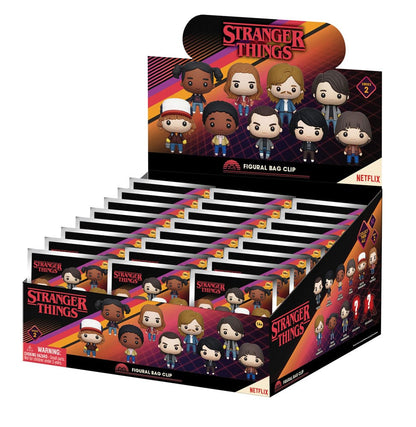 Stranger Things 3D PVC-Taschenanhänger Series 2 Display (24)