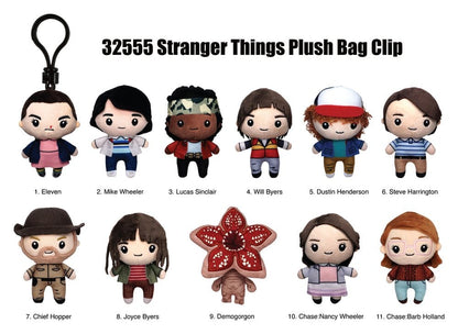 Stranger Things Plüsch-Taschenanhänger Display (24)