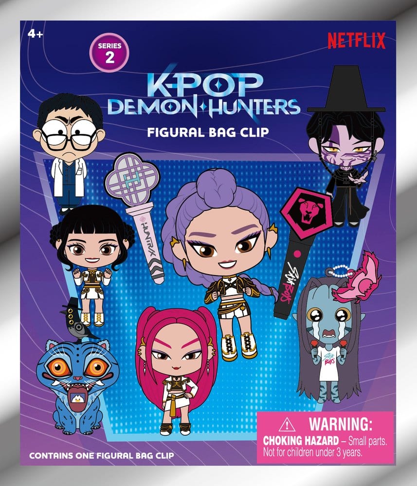 KPop Demon Hunters 3D PVC-Taschenanhänger Serie 2 Display (24)