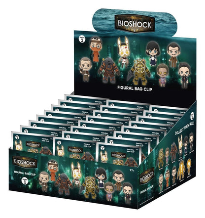 BioShock 3D PVC-Taschenanhänger Serie 1 Blind Bag Display (24)