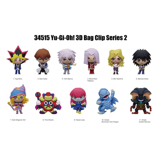 Yu-Gi-Oh PVC-Taschenanhänger Series 2 Display (24)