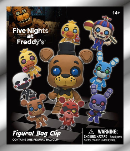 Five Nights at Freddy's 3D PVC-Taschenanhänger Serie 1 Display (24)