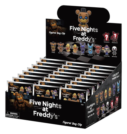 Five Nights at Freddy's 3D PVC-Taschenanhänger Serie 1 Display (24)
