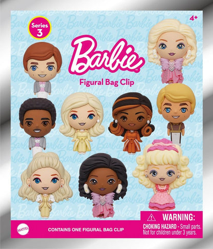 Barbie 3D PVC-Taschenanhänger Serie 3 Display (24)