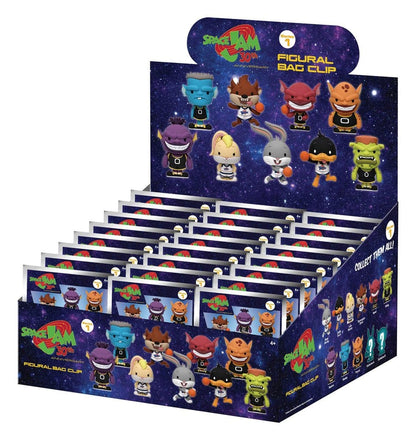 Space Jam 30th Anniversary 3D PVC-Taschenanhänger Serie 1 Blind Bag Display (24)