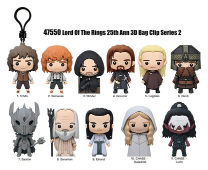 Der Herr der Ringe 3D Schaumstoff-Taschenanhänger Serie 2 Display (24)