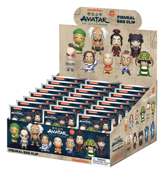 Avatar The Last Airbender 3D PVC-Taschenanhänger Serie 2 Blind Bag Display (24)