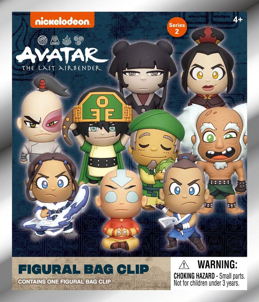 Avatar The Last Airbender 3D PVC-Taschenanhänger Serie 2 Blind Bag Display (24)