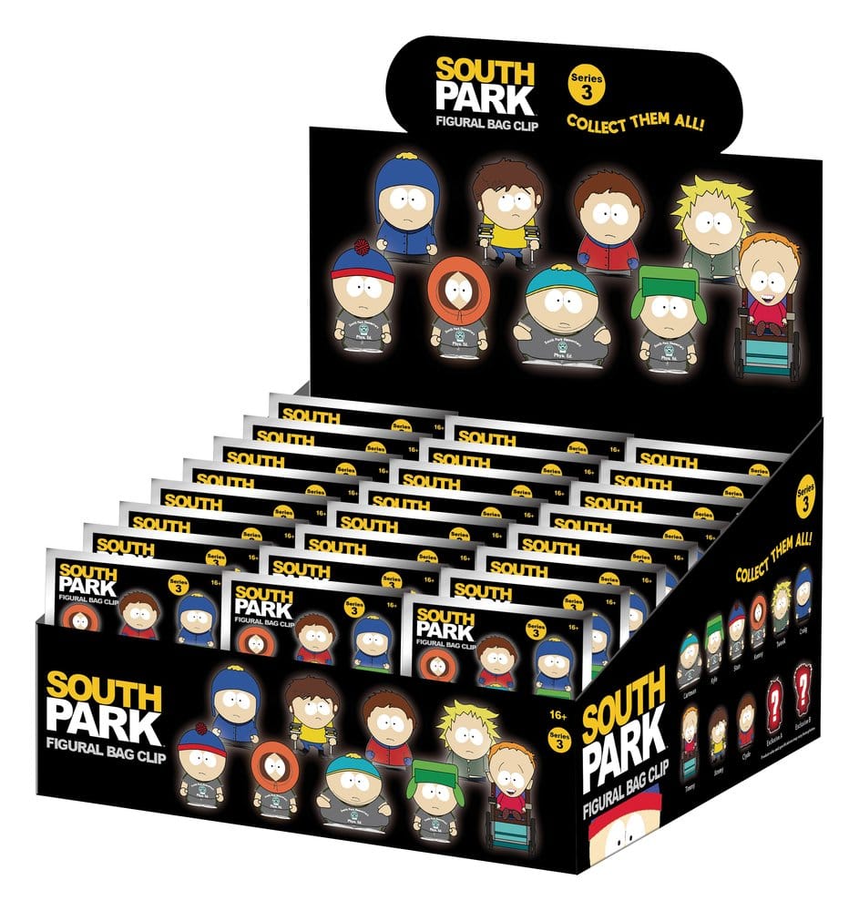 South Park 3D PVC-Taschenanhänger Serie 3 Display (24)