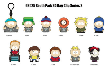South Park 3D PVC-Taschenanhänger Serie 3 Display (24)