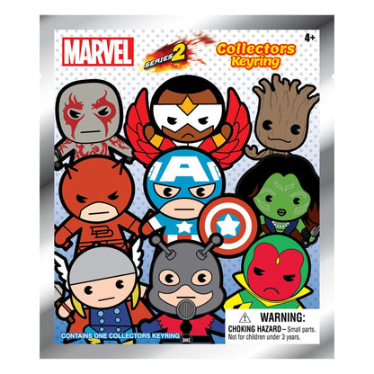 Marvel 3D PVC-Taschenanhänger Series 2 Display (24)