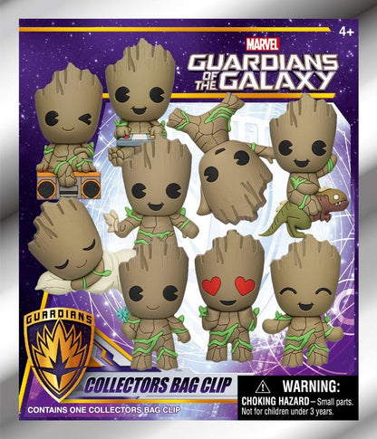 Marvel Groot 3D PVC-Taschenanhänger Serie 1 Blind Bag Display (24)