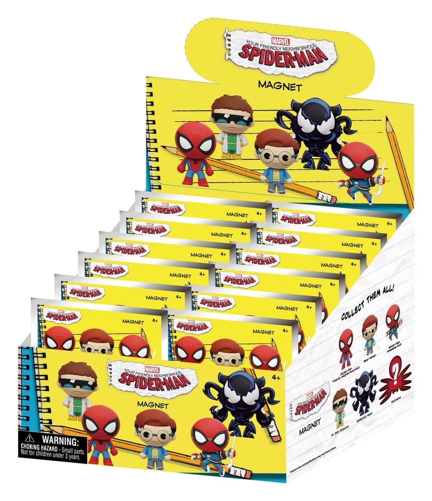 Spider-Man Magnete Blind Pack Display (12)