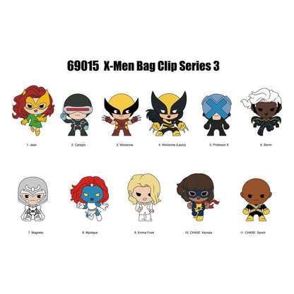 Marvel 3D PVC-Taschenanhänger X-men Classic Serie 3 Display (24)