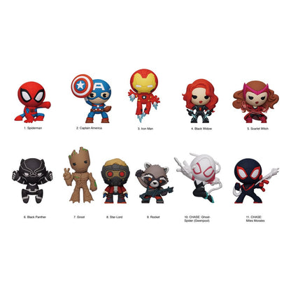 Marvel 3D PVC-Taschenanhänger 85th Core Comic Series 12 Display (24)