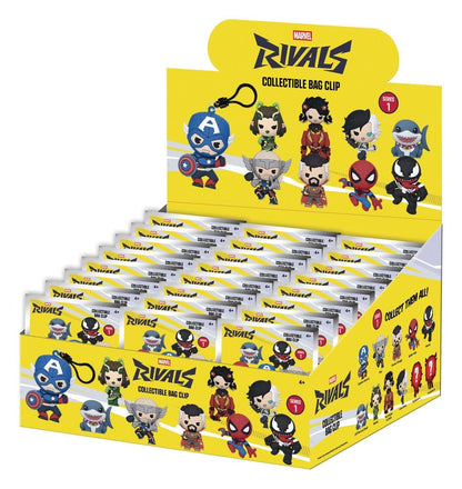 Marvel Rivals 3D PVC-Taschenanhänger Series 16 Display (24)