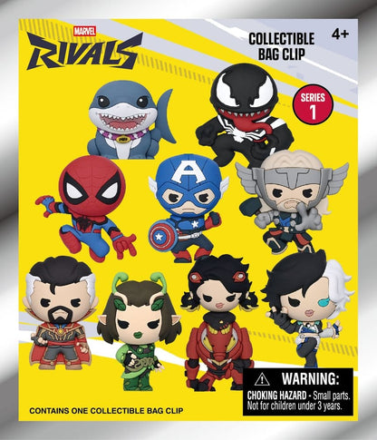 Marvel Rivals 3D PVC-Taschenanhänger Series 16 Display (24)