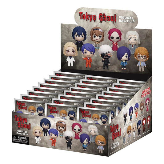Tokyo Ghoul 3D PVC-Taschenanhänger Series 2 Display (24)