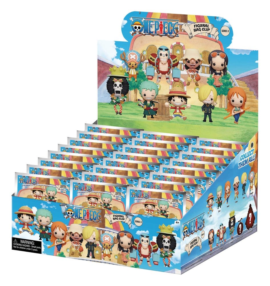 One Piece 3D PVC-Taschenanhänger Serie 3 Blind Bag Display (24)