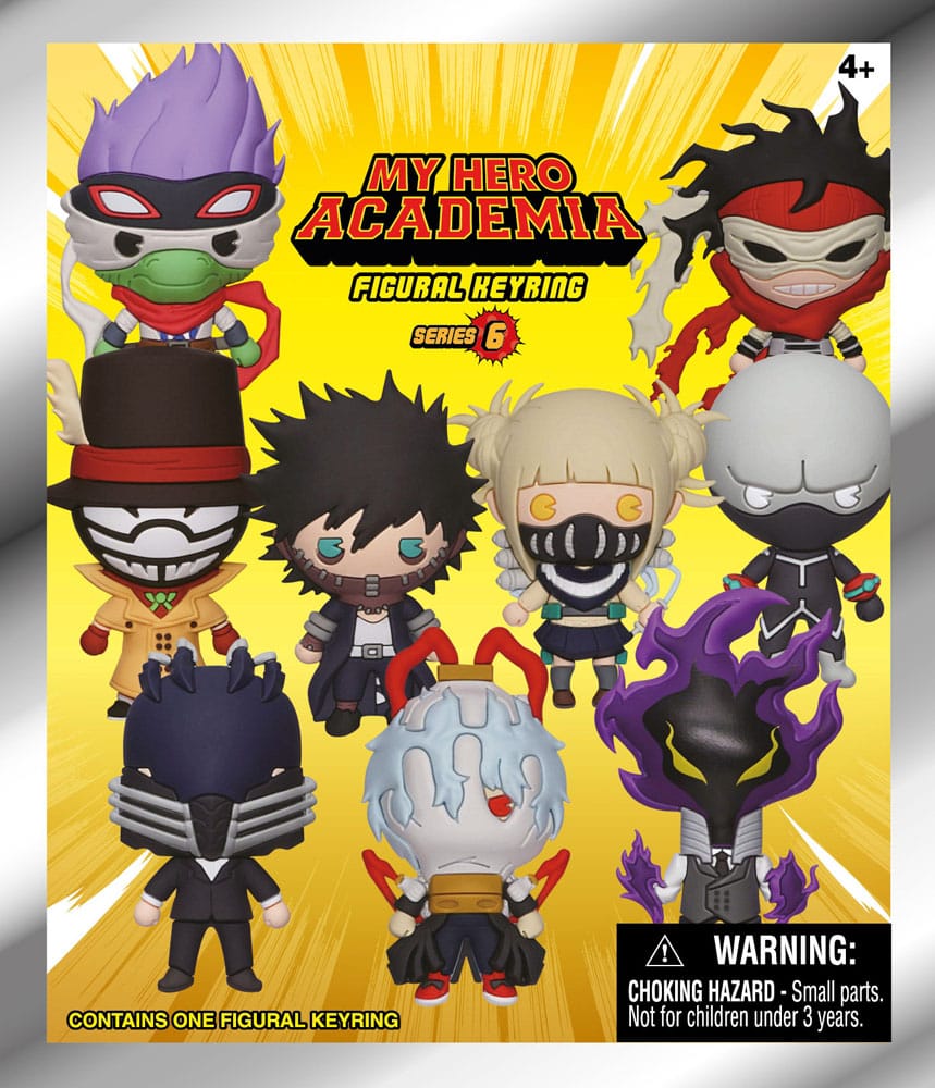 My Hero Academia 3D PVC-Taschenanhänger Serie 6 Display  (24)