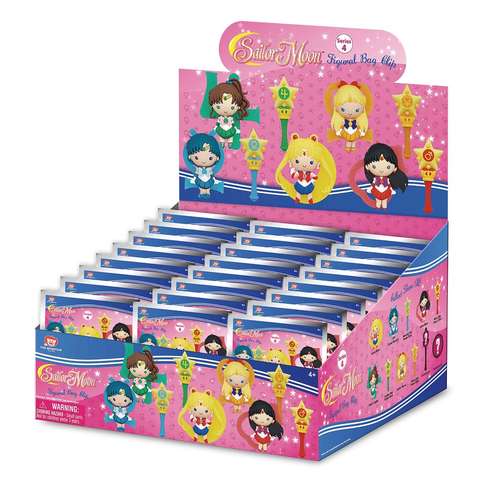 Sailor Moon 3D PVC-Taschenanhänger Series 4 Display (24)