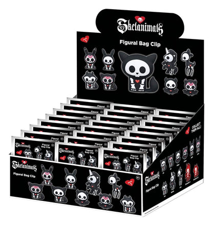 Skelanimals 3D PVC-Taschenanhänger Serie 1 Blind Bag Display (24)