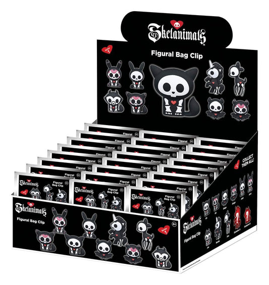 Skelanimals 3D PVC-Taschenanhänger Serie 1 Blind Bag Display (24)
