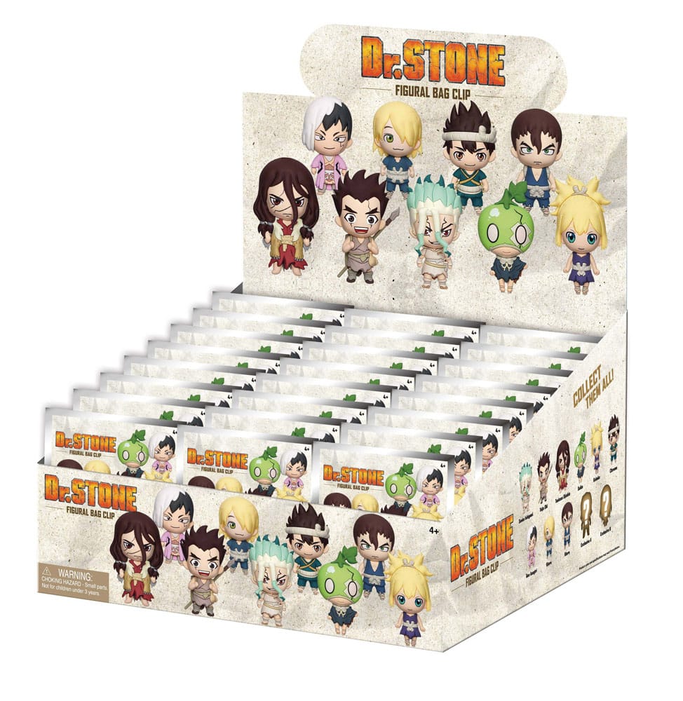 Dr. Stone 3D PVC-Taschenanhänger Series 1 Display (24)