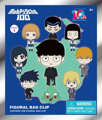 Mob Psycho 100 3D PVC-Taschenanhänger Serie 1 Blind Bag Display (24)