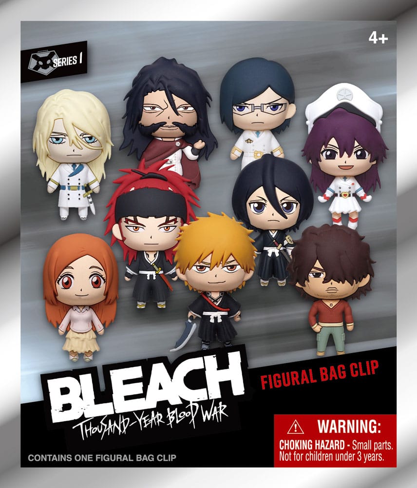 Bleach Thousand-Year Blood War 3D PVC-Taschenanhänger Serie 1 Display (24)