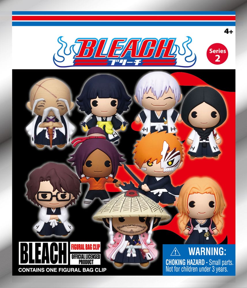 Bleach 3D PVC-Taschenanhänger Series 2 Display (24)