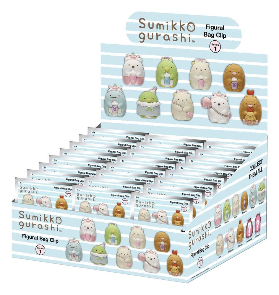 Sumikko Gurashi 3D PVC-Taschenanhänger Serie 1 Blind Bag Display (24)