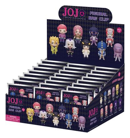 JoJo´'s Bizarre Adventure 3D PVC-Taschenanhänger Serie 2 Blind Bag Display (24)