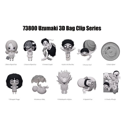 Uzumaki - Spiral Into Horror 3D PVC-Taschenanhänger Serie 1 Display (24)