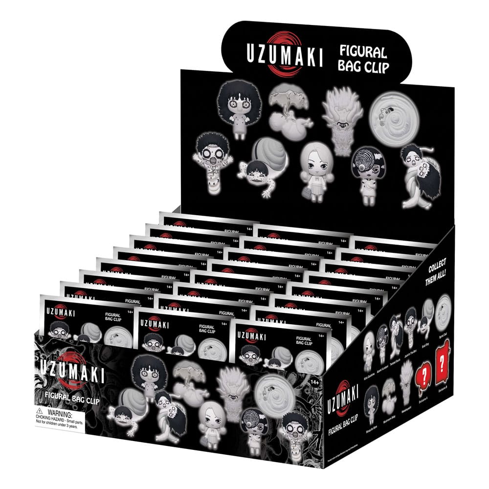 Uzumaki - Spiral Into Horror 3D PVC-Taschenanhänger Serie 1 Display (24)